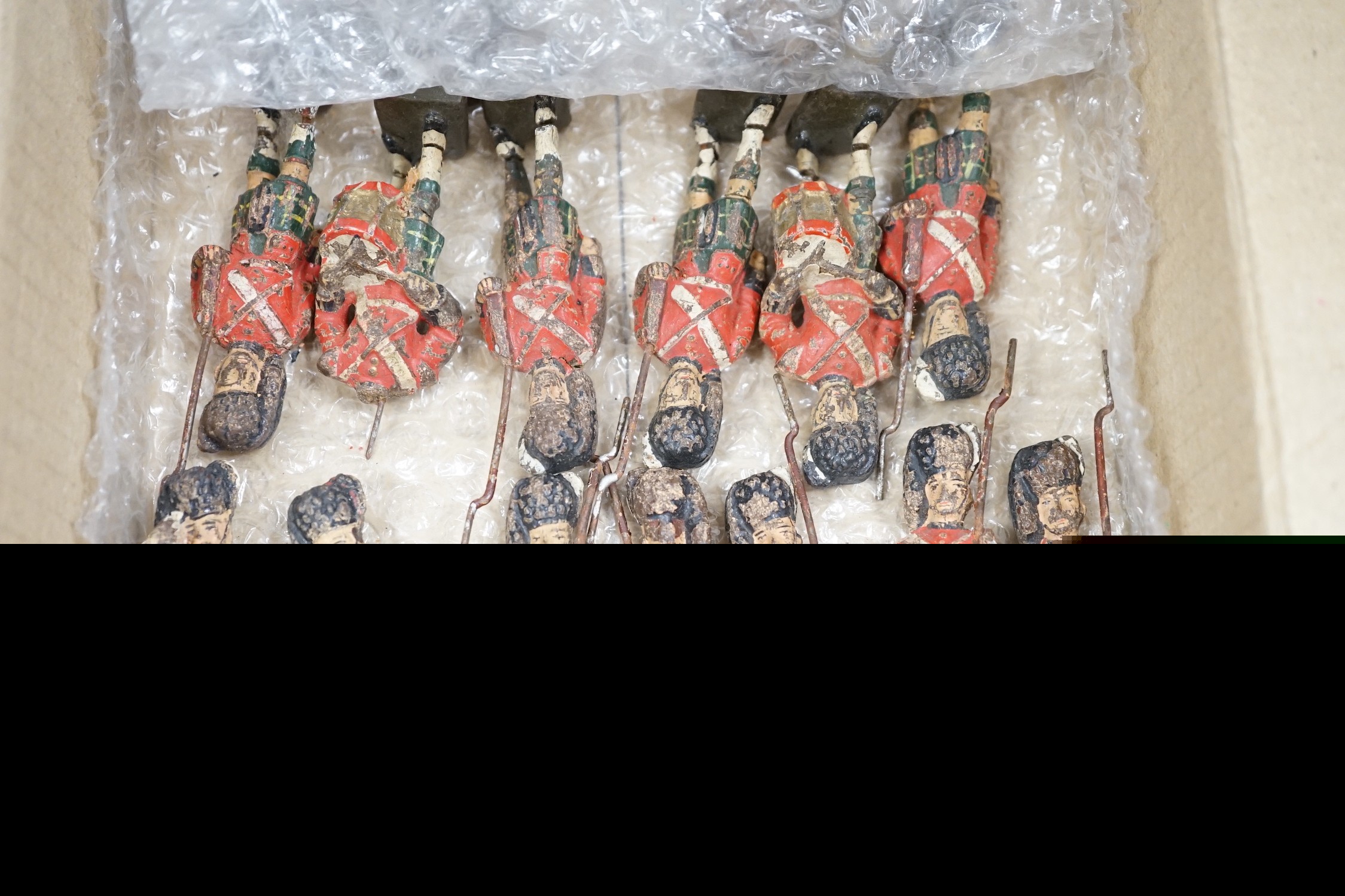 A group of Lineol/ Elastolin soldiers